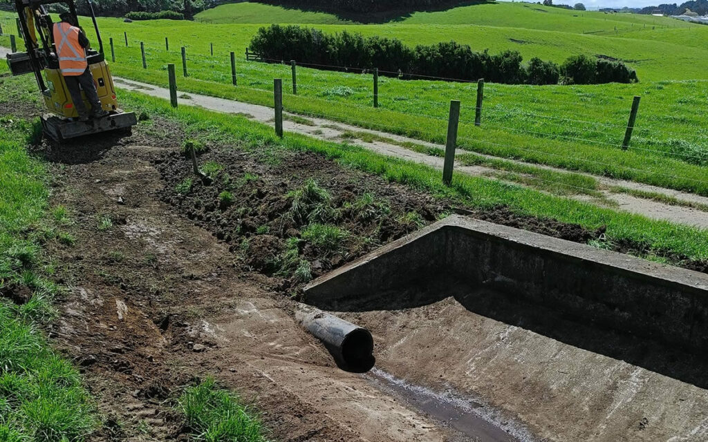 Stormwater Drainage System Maintenance By TWB Contracting LTD In Hawera Of South Taranaki