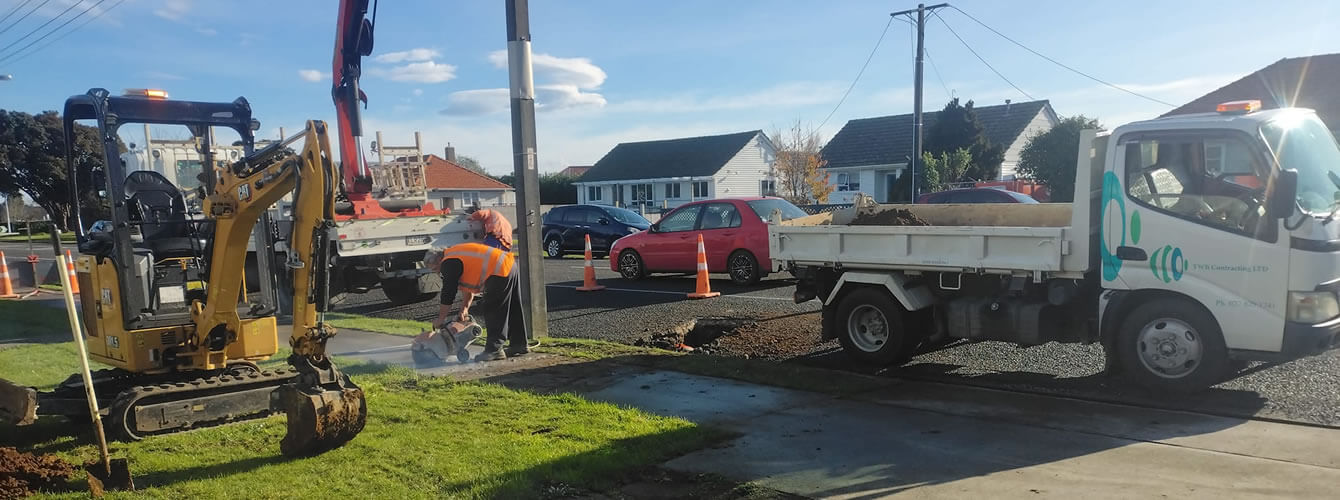 Underground Infrastructure Services By TWB Contracting LTD In Hawera Of South Taranaki